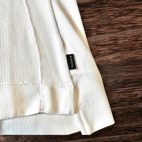 Athleta Everyday Polo Tee Snap Button Stretch Large *NWOT* - Picture 6 of 10